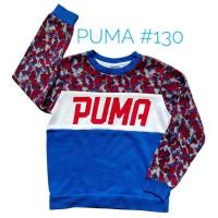 ราคา สินค้ามือสอง แบรนด์แท้ Puma Kids เสื้อกันหนาว สำหรับเด็ก เสื้อสเว็ตเชิ้ต Sweatshirt แขนยาว พูม่า สีโทนฟ้า ไซส์ 130 (28977733769)