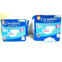 ราคา CERTAINTY เซอร์เทนตี้ ผ้าอ้อมผู้ใหญ่ แบบเทป ซึมซับดี แห้งสบาย (ไซส์ M,L 10 ชิ้น) [1 ถุง] (4605976078)
