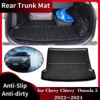 ราคา Car Rear Trunk Mat for Chery Chirey Omoda 5 C5 FX 2022~2024 Waterproof Custom Luggage Liner Tray Pa (44328501595)