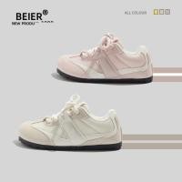 ราคา BEIER รองเท้ากีฬา Auth Beier ของแท้ รองเท้าผ้าใบ beier สีชมพูสําหรับทารก สีเบจสบาย B3501 (55100725433)