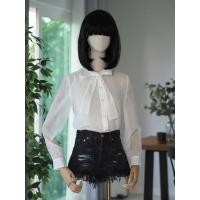ราคา เสื้อสีขาวแบรนด์ lyn around ของแท้ เนื้อผ้าซีทรูสีขาว เป็นผ้าบางๆ ตามรูป (9797515481)