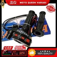 ราคา TOMBOL GAS SPONTAN วันไม่ปุ่ม PLAIN 2 ปุ่ม 3 ปุ่ม IRON RACING GAS SPONTAN DAY PLUS HANDGRIP คุณภาพสูง UNIVERSAL SATRIA FU VIXION MX SUPRA JUPITER VEGA RX KING (47152948545)