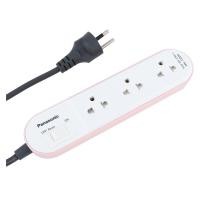 ราคา รางปลั๊กไฟ 3 ช่อง 1 สวิตซ์ PANASONIC WCHG24332N 3 ม. สีชมพู POWER STRIP 3 OUTLET 1 SWITCH PANASONIC WCHG24332N 3M PINK (7642352207)