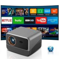 ราคา โปรเจคเตอร์ 4k android Projector mini project พร้อม WiFi และ Bluetooth โฟกัสอัตโนมัติ โปรเจคเตอร์ภาพยนตร์ 1080P HD 2+16G (27659487095)