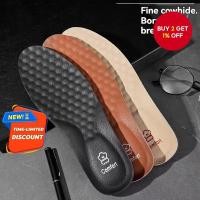 ราคา พื้นรองเท้าดูดซับแรงกระแทก Orthotic สําหรับผู้ชายและผู้หญิง - หนัง PU Triple-Comfort Tech (ระบายอากาศ, ป้องกันกลิ่น, เหงื่อ-ควบคุม) สําหรับรองเท้าวิ่งและสวมใส่ทุกวัน (40274053195)