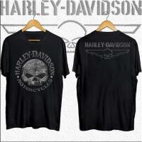 ราคา เสื้อยืด พิมพ์ลายรถจักรยานยนต์ Harley davidson เสื้อยืดลําลองสําหรับผู้ชายแขนสั้นคลาสสิคพิมพ์ลาย ขายร้อน (53553744595)