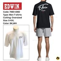 ราคา EDWIN Brand Men เสื้อยืดคอกลมขนาดใหญ่ (7480-1982) (50657196706)