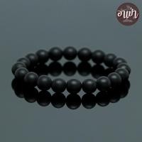 ราคา หินนิลด้าน หินแบล๊คโอนิกซ์ Matte Onyx ขนาด 10 มิล หินแท้ 100% หินนิลกาฬ หินสีดำ หินมงคล (1937040318)