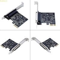 ราคา Doublebuy พอร์ตขนาน DB25 25Pin PCIE Riser การ์ด LPT เครื่องพิมพ์ PCI-E สําหรับ Express Conver (56257782054)