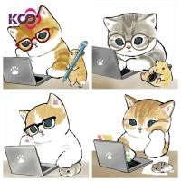 ราคา 【KS】ภาพปักครอสสติตช์คริสตัล รูปลูกแมว 5D ขนาด 30x30 ซม. 40x40 ซม. 50x50 ซม. สําหรับตกแต่งบ้าน (22553917802)