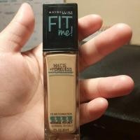 ราคา Maybelline fit me! math+poreless No.220 Natural beige รุ่นใหม่หัวปั๊ม (3355579816)