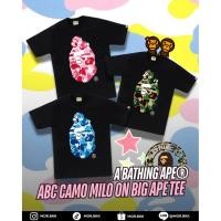 ราคา (สินค้าพร้อมส่ง) New Collection !!! BAPE BABY MILO ABC CAMO MILO ON BIG APE TEE (51207697990)