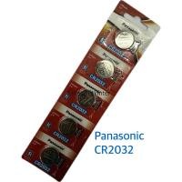 ราคา ถ่านPanasonic CR2032 Lithium 3V แผง5ก้อน ของแท้(ออกใบเสร็จได้) (29668590783)