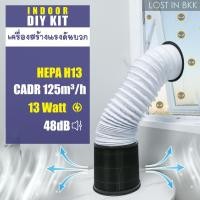 ราคา เครื่องเติมอากาศ เครื่องสร้างแรงดันบวก H13 HEPA ติดหน้าต่างประตูทุกชนิดภายในบ้าน Positive Pressure (44028912266)