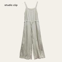 ราคา เอี๊ยมจั๊มผ้าลินินผสมเรยอน มินิมอล แบรนด์ญี่ปุ่น studio clip (24600812374)