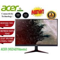 ราคา MONITOR (จอมอนิเตอร์) ACER Nitro Gaming (VG240YAbmiix) 23.8" (VA ,75Hz) UM.QV0ST.A01 ประกัน 3 ปี (12277277053)