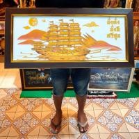 ราคา กรอบรูป เรือสำเภาทอง เรือ เรือสำเภาจีน เรือหันขวา กรอบรูปเรือ รูปเรือ ภาพเรือ กรอบรูปมงคล ภาพเรือมงคล รูปภาพเรือ รูป (25762593654)