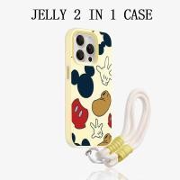 ราคา GANTUNGAN Mickey Mouse Jelly 2 In 1 สีเหลืองกรณีXiaomi 15T Pro C85 Poco M7 Plus C75 C65 F7 C71 Gd2H1K7 Popน่ารักล่าสุดหรูหราพรีเมี่ยมแฟนซีTpu (58157840701)