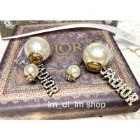 ราคา ต่างหูDIORทับหลังมุก (5092956366)