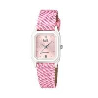 ราคา Casio นาฬิกาข้อมือผู้หญิง สายผ้า รุ่น LQ-142LB-4A2DF-สีชมพู (176414898)