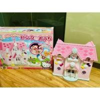 ราคา Hello Kitty Dollhouse sanrio บ้านคิตตี้ บันไดมีไฟ ของแท้ บ้านตุ๊กตา (23382163059)