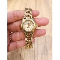 ราคา Tag Heuer mini lady(24 mm.) ก้างปลา หน้าครีม ของแท้ (6257527704)