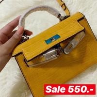 ราคา #ส่งต่อ #มือ1 กระเป๋าหนัง mini kelly crocodileskin 18 cm. สุดฮิต ราคา 550 บาท (2607328712)