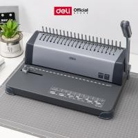 ราคา เครื่องเข้าเล่มเอกสาร Deli สันกระดูกงู เจาะกระดาษ และเข้าเล่มในเครื่องเดียว Binding Machine (1641001295)