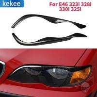ราคา จัดแต่งทรงผมรถไฟหน้าคิ้วเปลือกตาสติกเกอร์ตกแต่งสําหรับ BMW E46 323i 328i 330i 325i 1999-2004 คาร์บอนไฟเบอร์อุปกรณ์เสริม (57457441367)