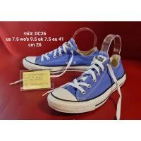 ราคา ❌หมด❌Converse 41 สีฟ้าพาสเทล สวยมาก สภาพดี รองเท้ามือสองของแท้ รหัส DC26 ชาย-หญิง (12756742036)