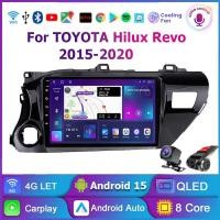 ราคา (ระบบระบายความร้อน + 4G Lte) จอ android รถยนต์Toyota Hilux Revo 2015-2020 พร้อม CarPlay ไร้สาย 8Core 6G RAM + 32GB 2din วิทยุรถยนต์ 10 นิ้ว จอแอนดรอย (42000980319)