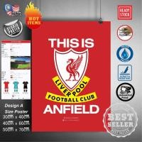 ราคา This Is Anfield Liverpool FC Football poster สติ๊กเกอร์ติดผนัง deco Poster Sticker (22743341613)