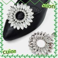ราคา CUION1413 คลิปเงา, Rhinestone งานแต่งงานเจ้าสาวรองเท้าตกแต่งคลิป,อุปกรณ์เสริมที่ถอดออกได้แก้วคริสตัลรองเท้าส้นสูงดอกไม้ Charm หัวเข็มขัดผู้หญิง (26294501821)