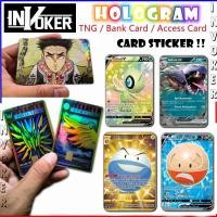 ราคา ( POKEMON GAME CARD 5 ) HOLOGRAM Sticker - ATM Card - ACCESS Card - Touch n Go Card / TNG / Bank / Watson (51956532782)