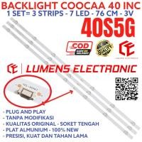 ราคา COOCAA 40 INC LED TV BACKLIGHT 40S5G 40S5 G 40S BL 7K 7LED 7 ปุ่ม 3V 3 ปุ่ม KOKA COCA COOCA BL 40IN 40 นิ้วในปุ่ม 7 ปุ่ม (49152191118)