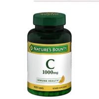 ราคา Nature’s Bounty Vitamin C 1000mg, Immune Support Supplement, Powerful Antioxidant 100 Caplets (46100284439)