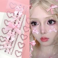 ราคา Fairy Beauty สีสัน Bling Jewel Bowknot Body Brow แต่งหน้าคริสตัล Tattoo Self กาว Facial Rhinestone สติกเกอร์ 3D เพชรอัญมณีผสมขนาด (42560332383)