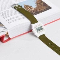 ราคา Casio Classic Cloth Strap Khaki Digital Watch (2097356797)