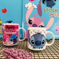 ราคา แก้วมัค แก้วกาแฟเซรามิคญี่ปุ่น Disney Japan ลาย STITCH & ANGEL มือสอง จากญี่ปุ่น (22666122782)