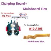 ราคา พร้อม IC USB Charger ชาร์จพอร์ต Dock Board Connector เมนบอร์ดหลัก Flex Cable สําหรับ Samsung Galaxy A10 A105 A105F (12999596404)