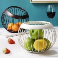 ราคา ตะกร้าผลไม้ ตะกร้าใส่ผัก ตะกร้าใส่ผลไม้ ตั้งโชว์ Fruit basket Living room 2สีให้เลือก -สินค้ามีพร้อมส่ง-- (10975217670)