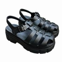 ราคา ✅พร้อมส่ง✅ รองเท้าแบรนด์แท้มือสอง Skechers Black Foamies Cher Sandals (46558276997)