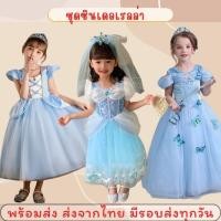 ราคา ร้านคนไทย ชุดเด็กผู้หญิง ชุดเจ้าหญิง ซินเดอเรลล่า Cinderella ชุดแฟนซี พร้อมส่ง (28687043445)