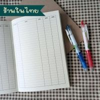 ราคา สมุดรายรับรายจ่าย สมุดรายรับรายจ่ายขนาดA5 สมุดจดบัญชี (10557048103)
