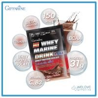 ราคา ไฮเวย์ มารีน ดริ้งก์ กิฟฟารีน Giffarine Hi Whey Marine Drink เครื่องดื่มเวย์โปรตีนไฮโซเลท ชนิดผง รสโกโก้ ( 10 ซอง ) (13375709009)
