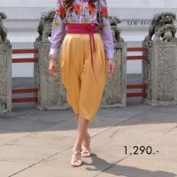 ราคา Lofficiel โจงกระเบน ซาติน ไทย สีทองนพคุณ (FAGJDY) (25970371652)