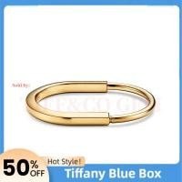 ราคา Tiffany Lock Bracelet, 18K Rose Gold with Pave Diamonds, Iconic Lock Series Luxury Women’s Bracelet (45707462078)