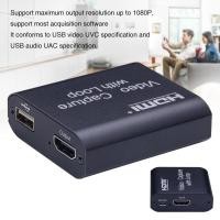 ราคา MINI 4K 1080P HDMI USB 2.0 Video Capture Card เกมการบันทึกกล่องสำหรับคอมพิวเตอร์ YouTube OBS ฯลฯ. ที่ถ่ายทอดสดออกอากาศ (4346879560)