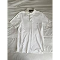 ราคา เสื้อโปโลสีขาว RALPH LAUREN สภาพดีมาก ทรงสวย คอปกเป็นทรง (41971536013)