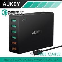 ราคา AUKEY CHARGER 6 พอร์ต USB QUICK CHARGE 3.0 SMART CHARGER STATION PA-T11 (8522056754)